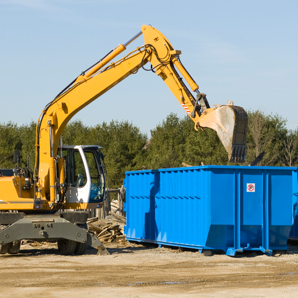 can i choose the location where the residential dumpster will be placed in Gomer Ohio